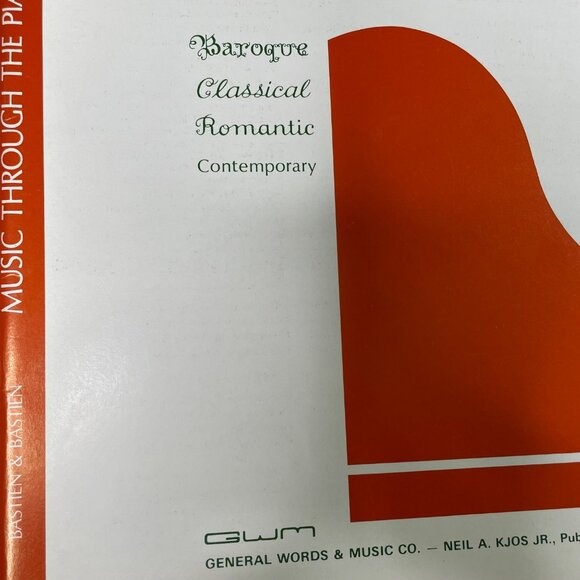 Piano Literature Sheet Music Volume Three Jane Smisor Bastien 1966 Vintage u - Picture 5 of 11